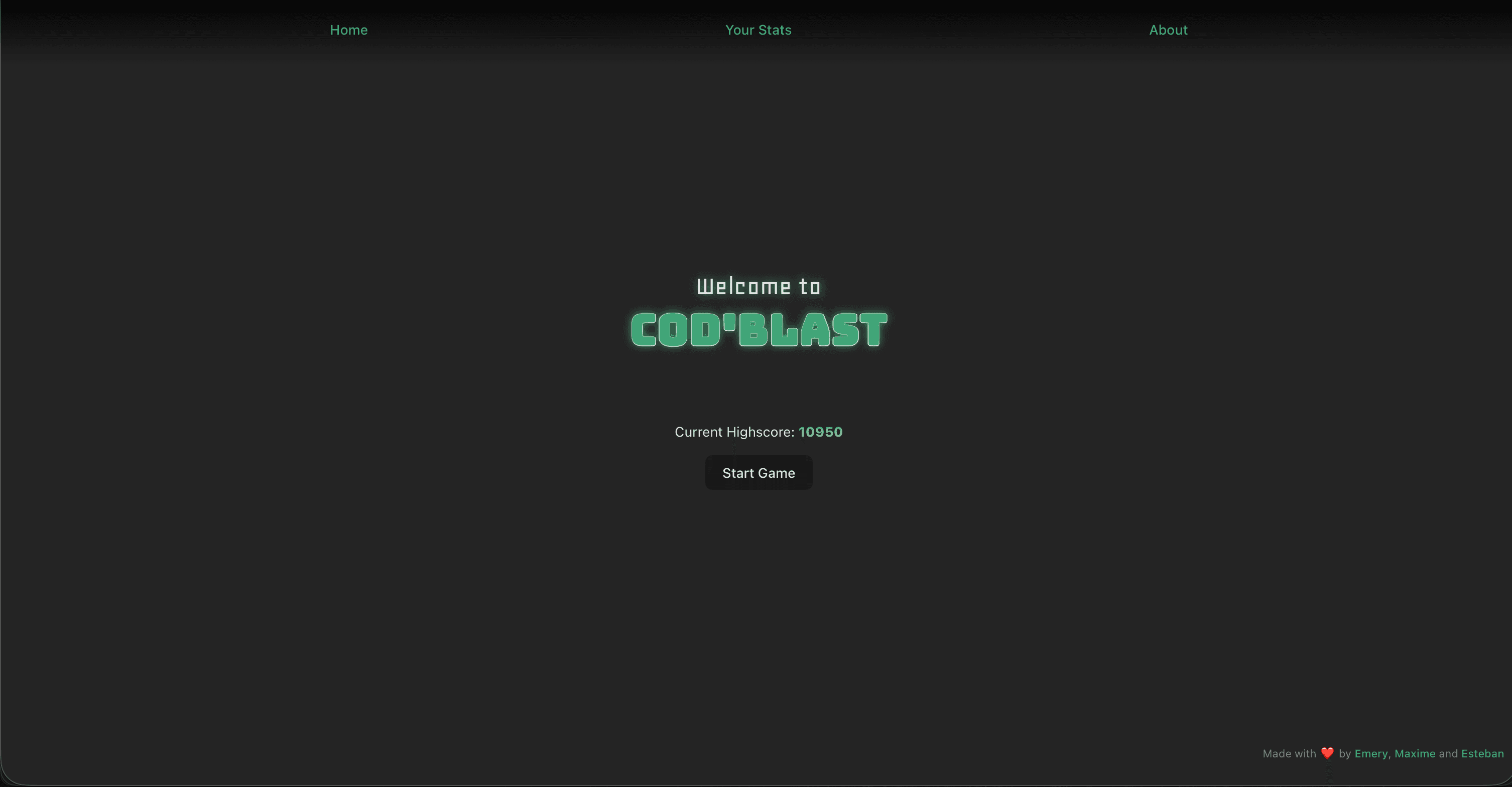 Cod'Blast screenshot 1